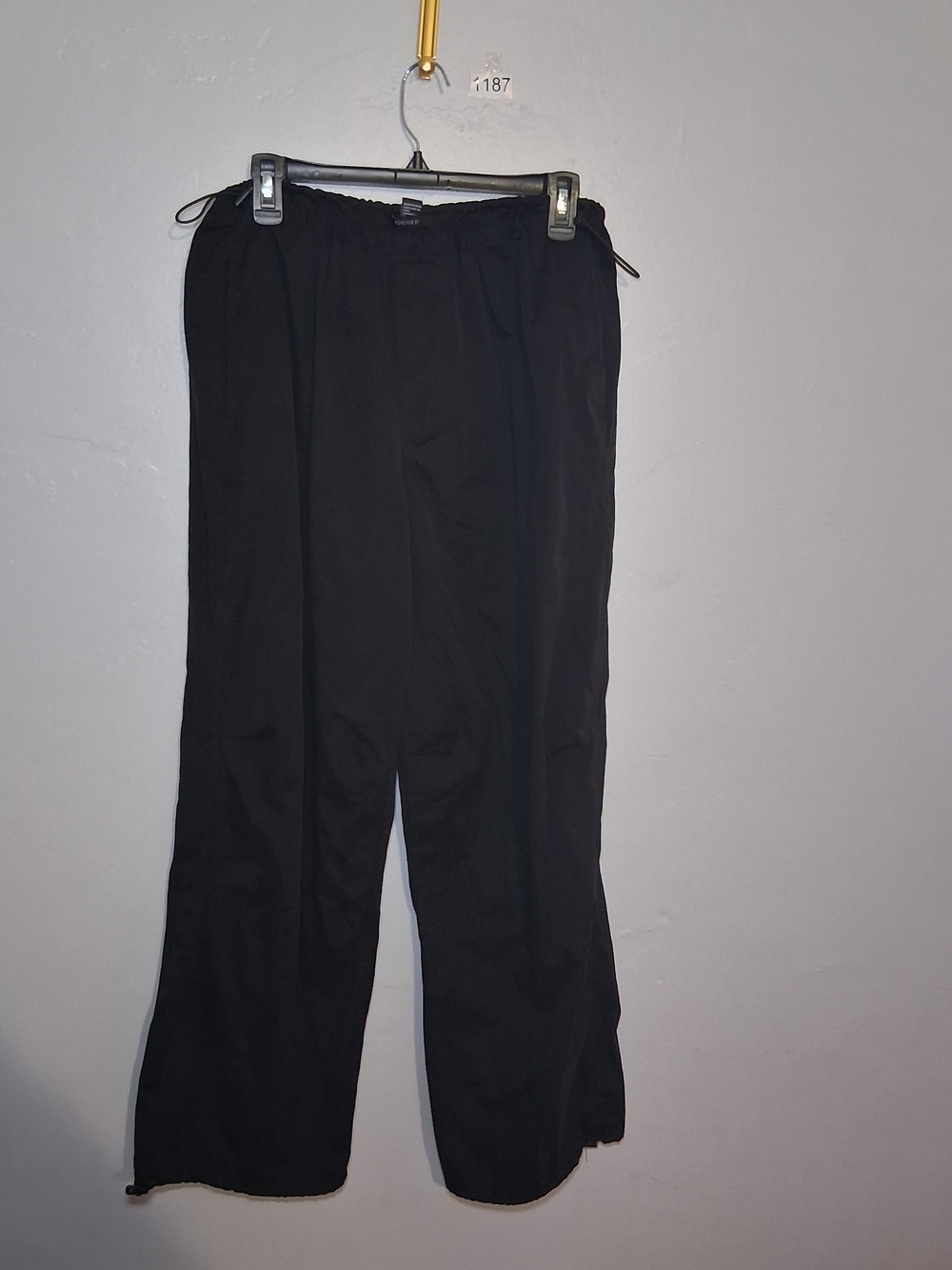 Forever 21 Black Women's Elastic-Waist Jogger Pants